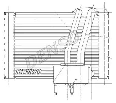 DEV07005 Denso Радиатор отопителя салона
