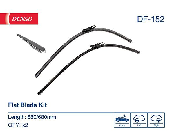 Щетка стеклоочистителя лобового стекла, водительская Denso DF152 цена, от 35.22 USD