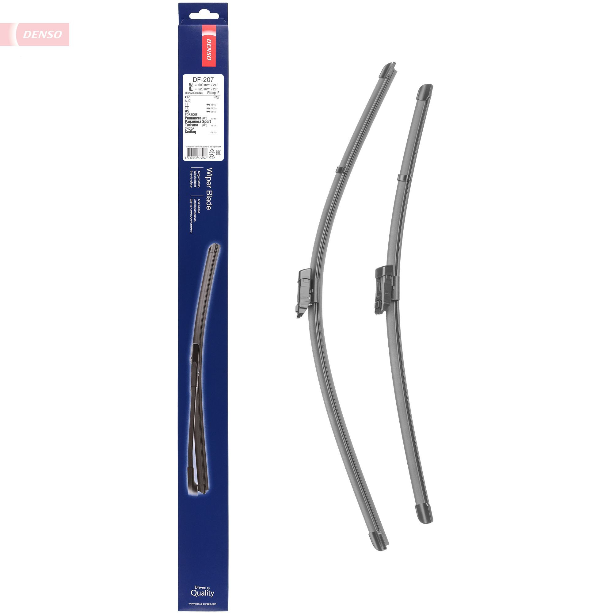 Щетка стеклоочистителя лобового стекла, водительская Denso DF207 цена, от 57.19 USD