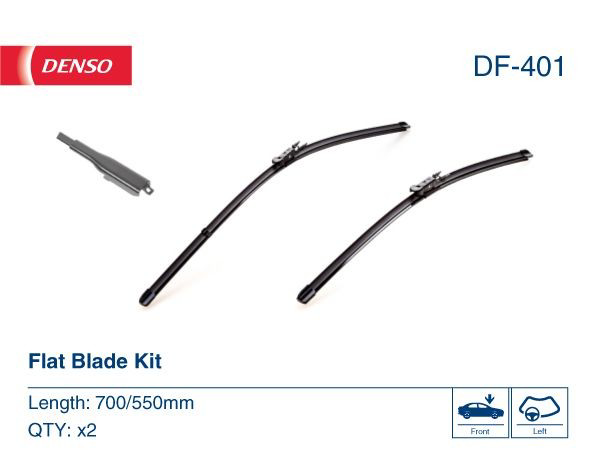 DF401 Denso Щетка стеклоочистителя лобового стекла, пассажирская