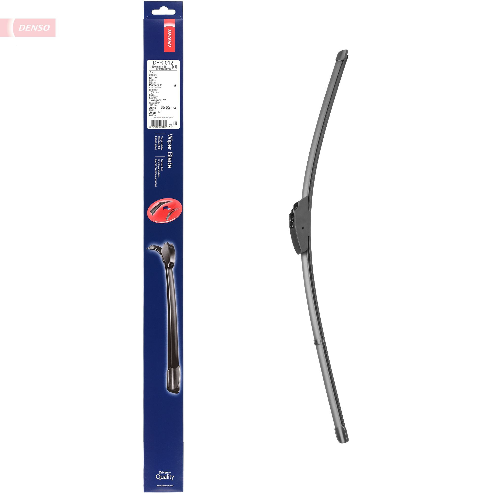 Щетка стеклоочистителя лобового стекла, водительская Denso DFR012 цена, от 15.80 USD
