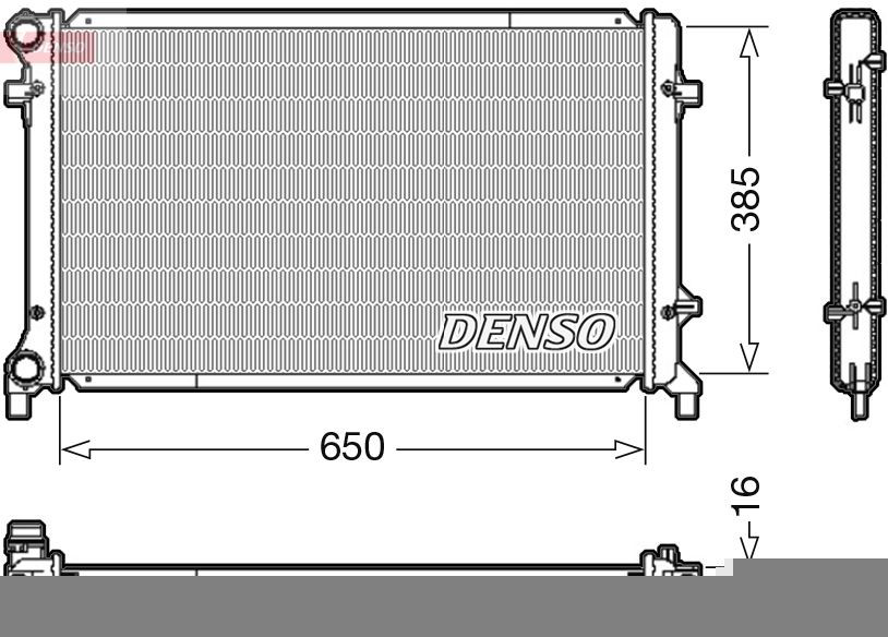 DRM02014 Denso Радиатор основной