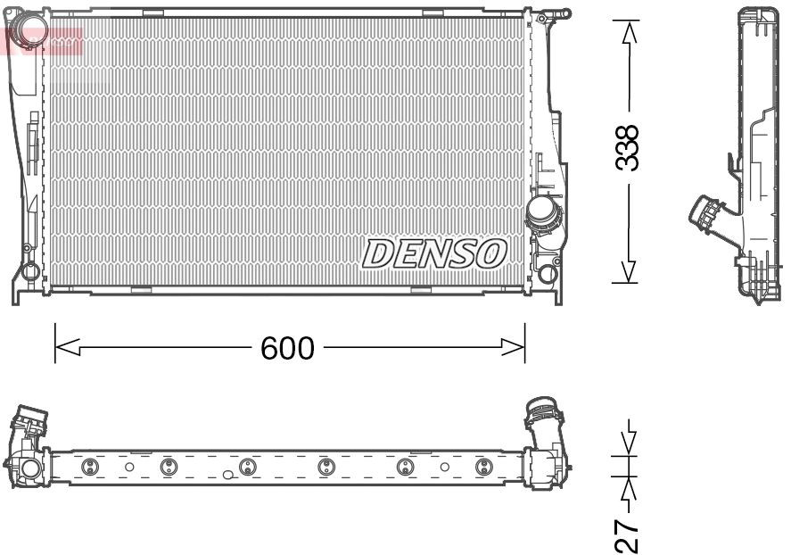 DRM05003 Denso Радиатор основной