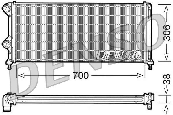 DRM09060 Denso Радиатор основной