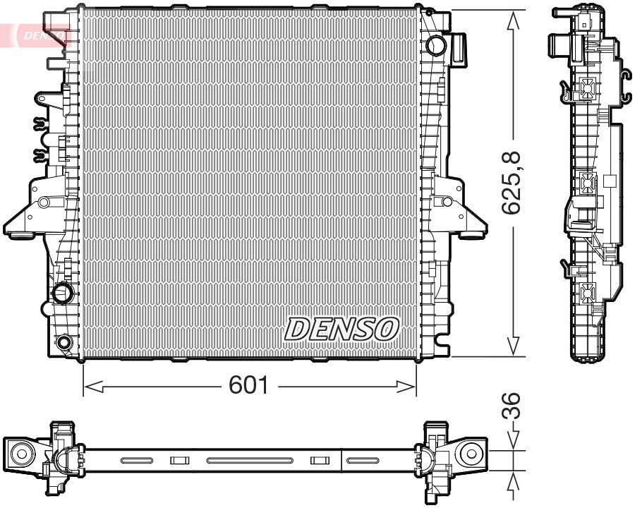 DRM14004 Denso Радиатор основной