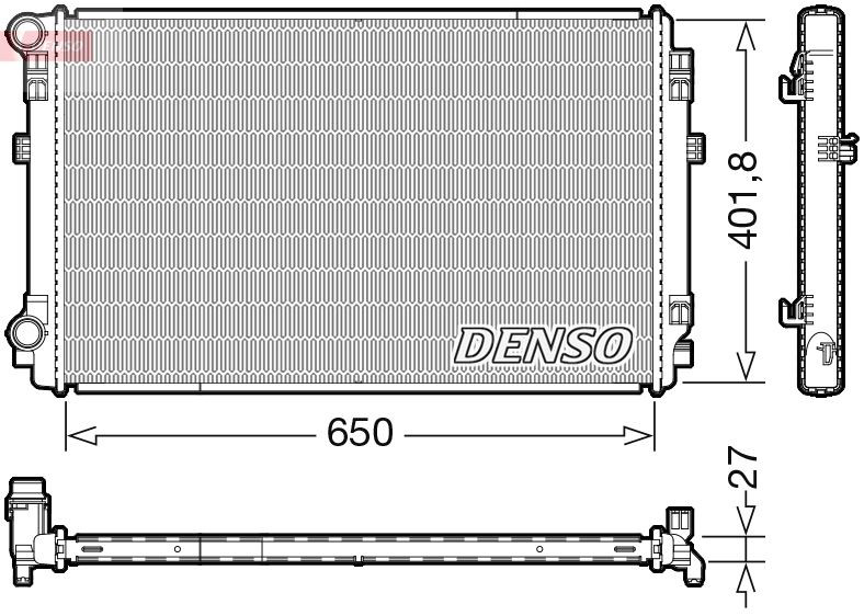 DRM32048 Denso Радиатор основной