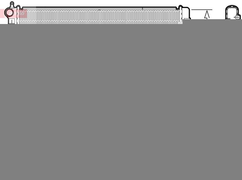 DRM32051 Denso Радиатор основной