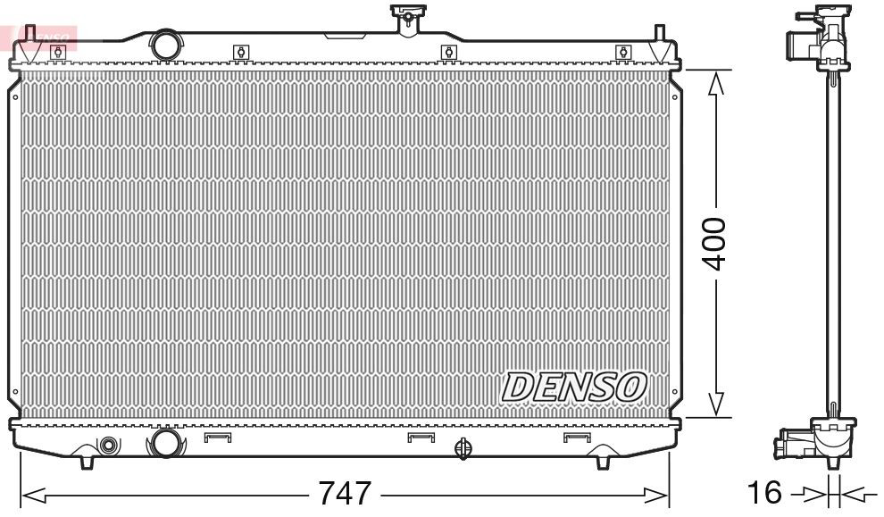 DRM40039 Denso Радиатор основной