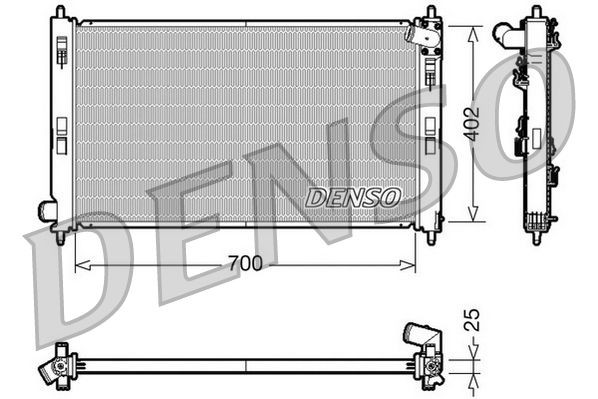 DRM45032 Denso Радиатор основной
