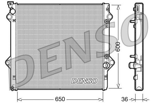 DRM50049 Denso Радиатор основной