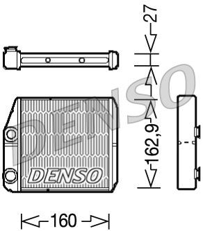 DRR09035 Denso Отопление кузова заднее