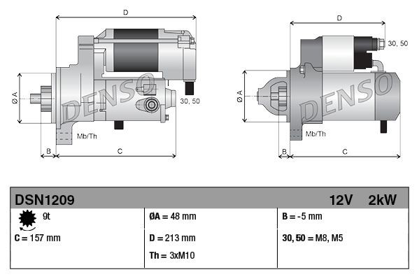 Купить DSN1209 Denso Стартер