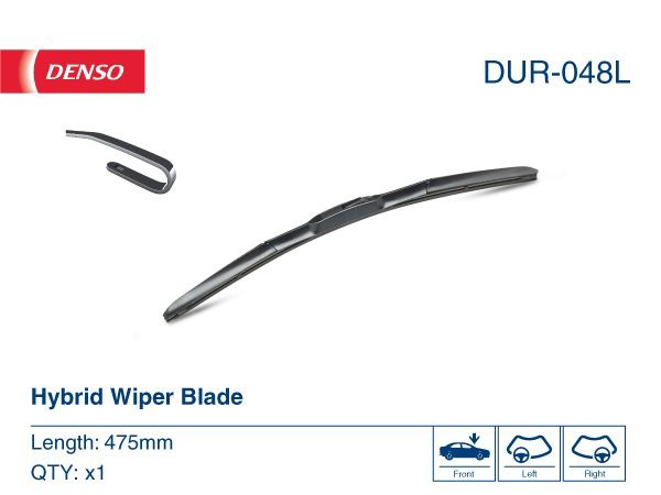 Щетка-дворник лобового стекла, пассажирская Denso DUR048L цена, от 11.34 USD