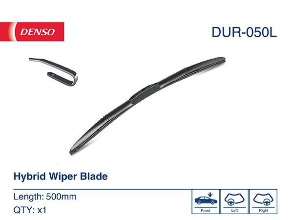 Щетка-дворник лобового стекла, пассажирская Denso DUR050L цена, от 14.33 USD