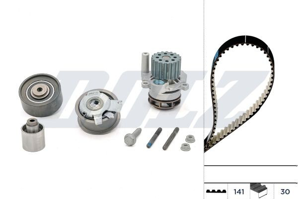 ГРМ ремни, комплект Dolz KD047 цена, от 152.16 USD