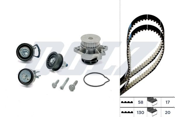 Купить KD080 Dolz Комплект ГРМ