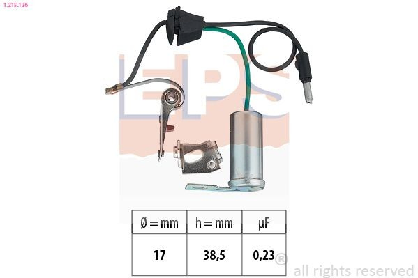 7701032418 Renault (RVI) Контактная группа распределителя зажигания