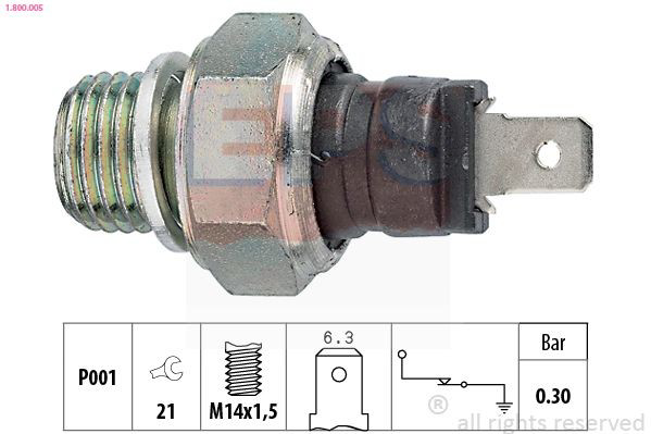 3100759 Volvo Датчик указателя давления масла