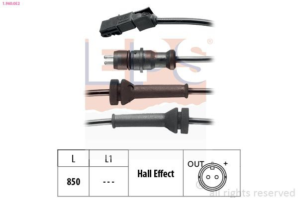 Датчик ABS задний Magneti Marelli MWSS073