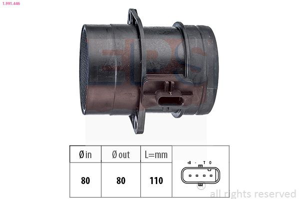 Расходомер воздуха Magneti Marelli AMMQ19756