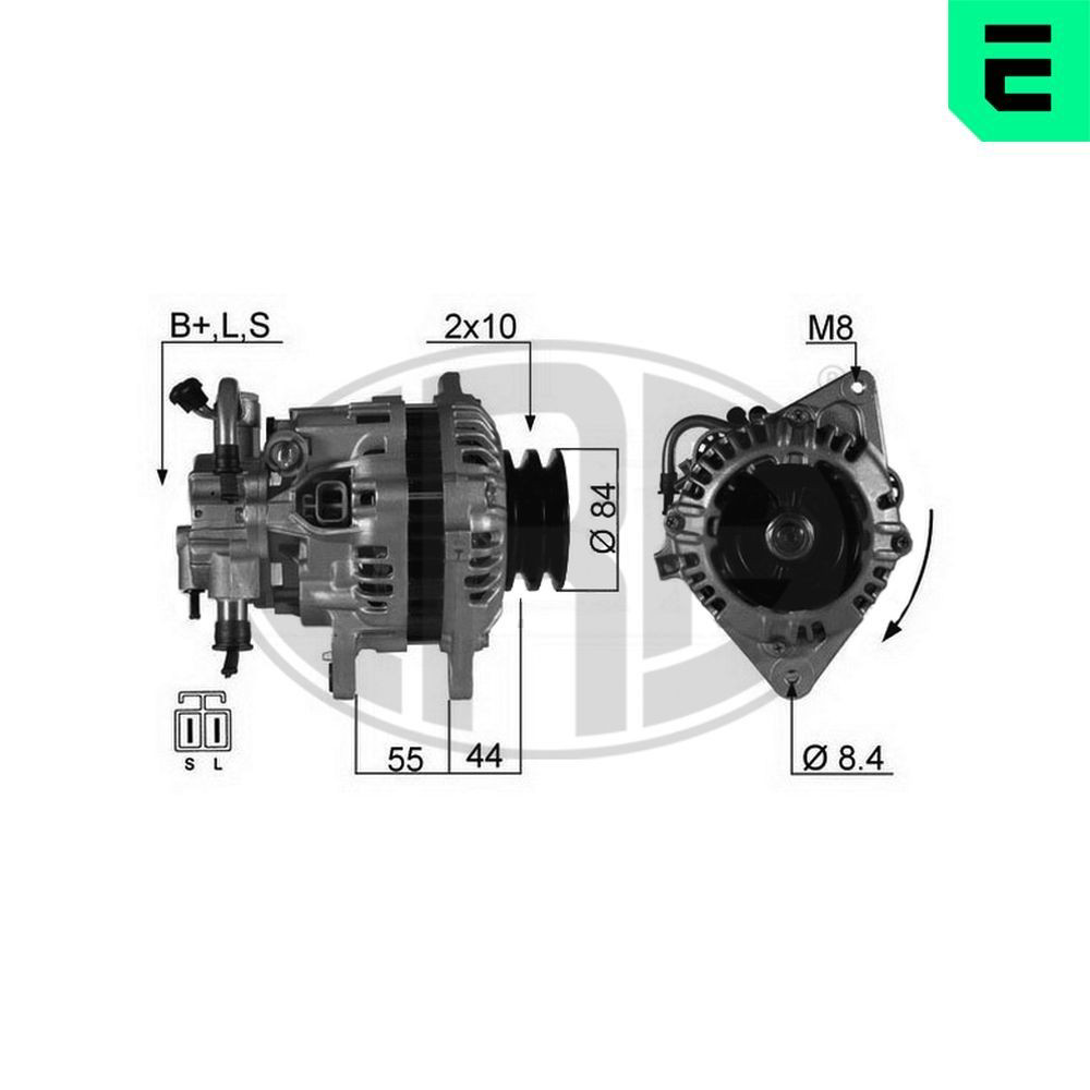 Автомобильный генератор ERA 210372A цена, от 182.62 USD