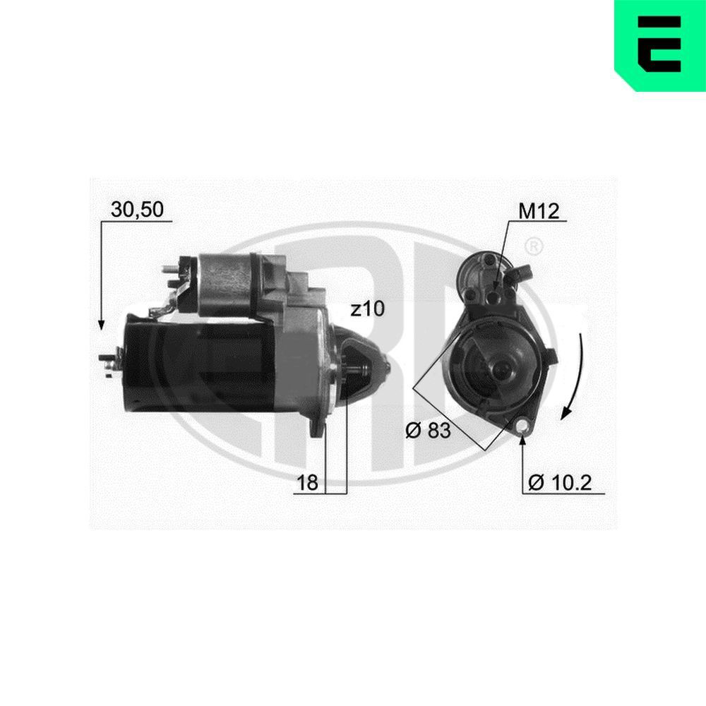 Стартер ERA 220132A цена, от 133.79 USD