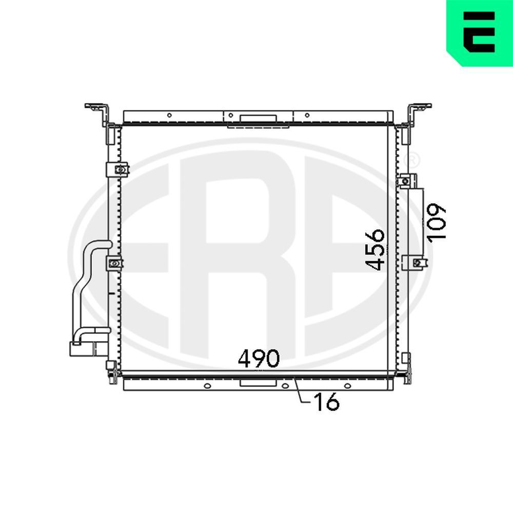 Конденсатор кондиционера ERA 667125 цена, от 93.24 USD