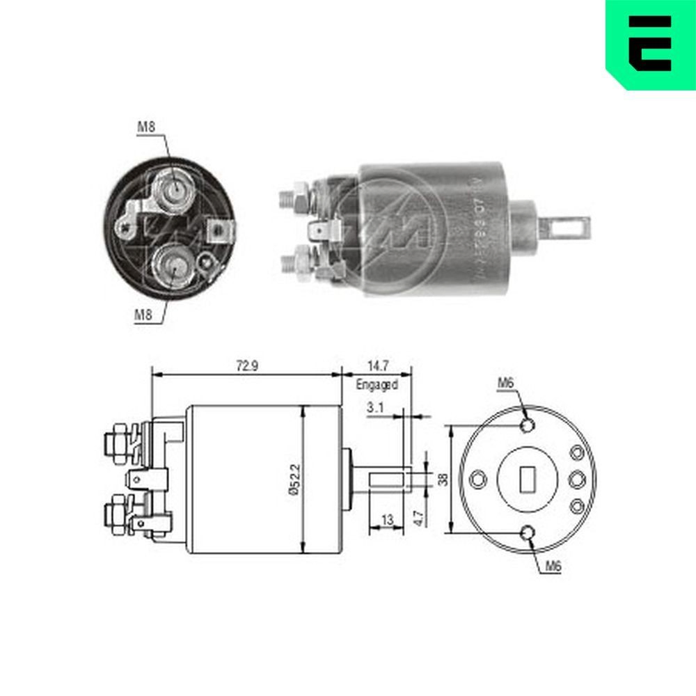 Втягивающее реле ERA ZM785