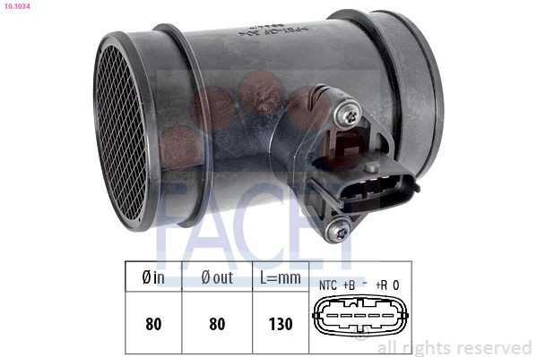 AMMQ19660 Magneti Marelli Датчик расхода воздуха