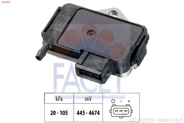 Датчик давления воздуха на Volkswagen Passat B3, B4 3A5, 351, 315