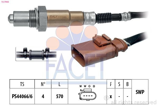OSM077 Magneti Marelli Лямбда-зонд, датчик кислорода до катализатора