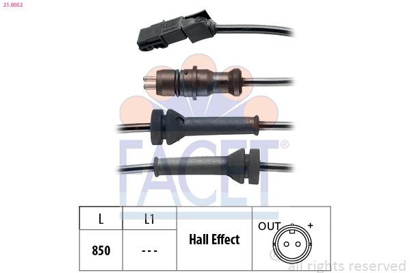 Датчик АБС (ABS) задний Magneti Marelli MWSS073 цена, от 16.33 USD