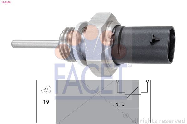 K68142905AB Fiat/Alfa/Lancia Датчик температуры отработавших газов (ОГ), до катализатора