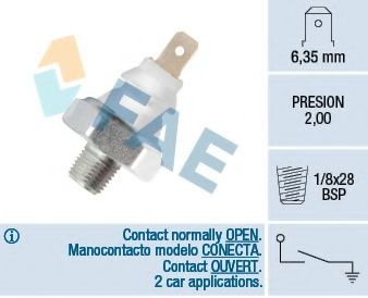 Манометры (указатель давления масла) FAE 12940 цена, от 7.01 USD