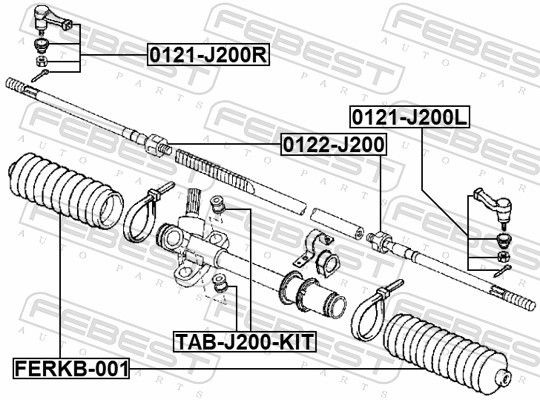 Купить 45046B9080 Daihatsu Наконечник рулевой тяги, внешний
