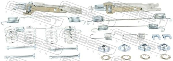QB1050750 Quick Brake Комплект монтажный задних барабанных колодок