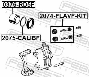 Купить K68166698AA Fiat/Alfa/Lancia Ремкомплект переднего суппорта