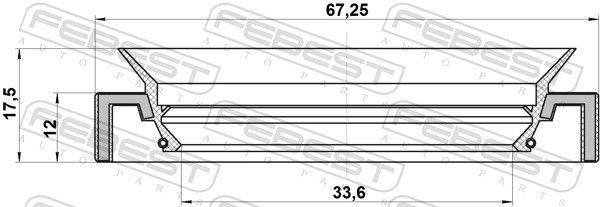 Сальник хвостовика редуктора заднего моста Subaru Forester III внедорожник (S12, SH) (2007 - 2012) цена, от 4.31 USD