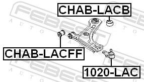 Сайлентблок передней подвески Chevrolet Tacuma минивэн (KLAU) (2000 - 2026) цена, от 7.87 USD