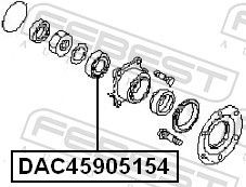 Купить 4TCR10966CS130PX1 NTN Подшипник задней ступицы