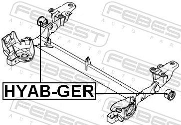 Купить J50522OEM Japan Cars Сайлентблок задней балки