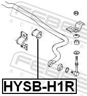 Резинка заднего стабилизатора Hyundai H-1 STAREX Starex автобус (2001 - 2004) цена, от 1.56 USD