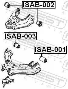 J49000DNOK Japan Cars Сайлентблок верхней передней подвески