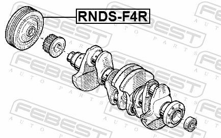 Шкив коленвала (демпфер) Maxgear 8200619927MG цена, от 72.96 USD