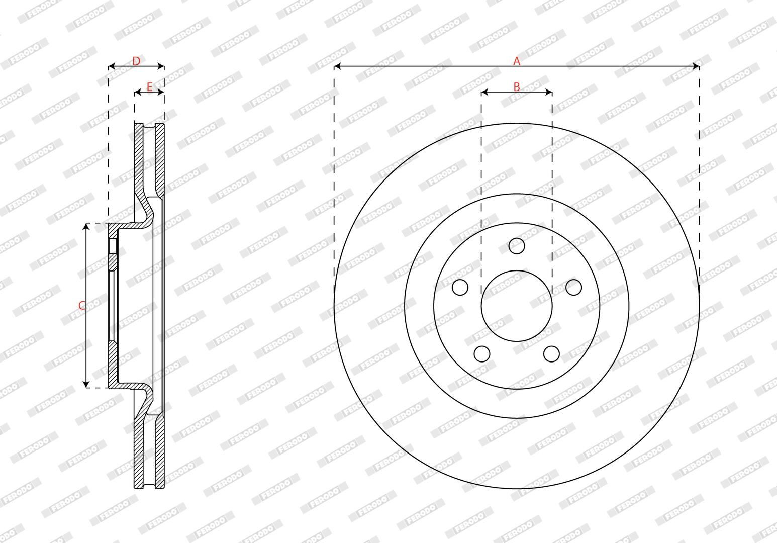 Тормоз дисковый передний Ford 2286731 цена, от 82.96 USD