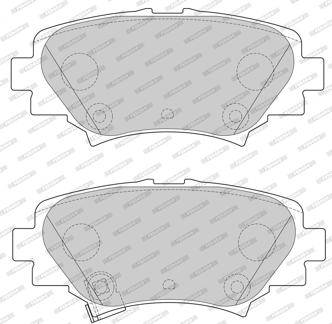 Колодки дисковые  Ferodo FDB4700 цена, от 21.25 USD