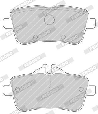 Купить FDB4701 Ferodo Колодки тормозные задние, дисковые
