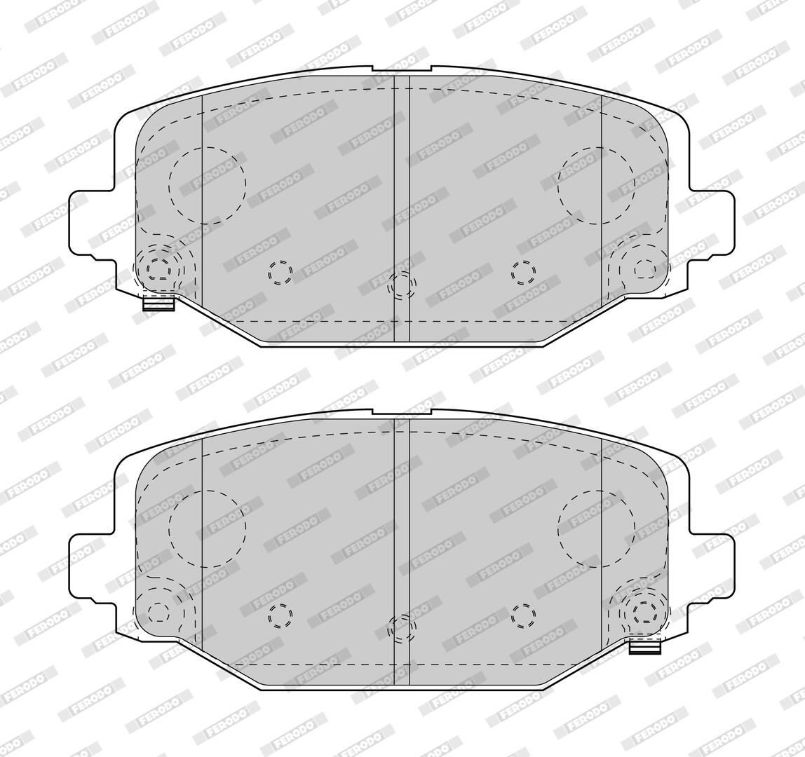 Колодки дисковые  Ferodo FDB4778 цена, от 43.42 USD