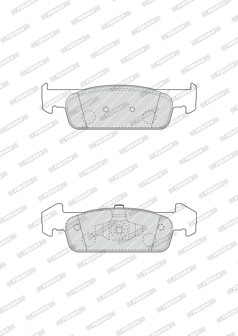Тормозные колодки Ferodo FDB4822