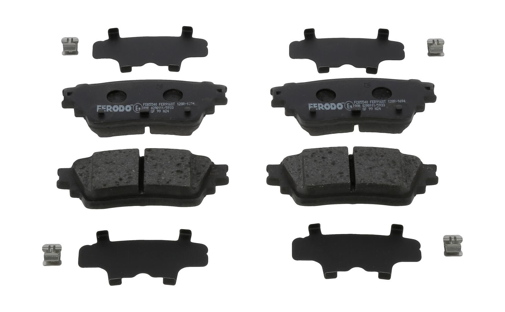 Колодки дисковые  Ferodo FDB5540 цена, от 55.17 USD